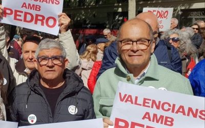 EN LAS CONCENTRACIONES DE APOYO A NUESTRO PRESIDENTE PEDRO SANCHEZ