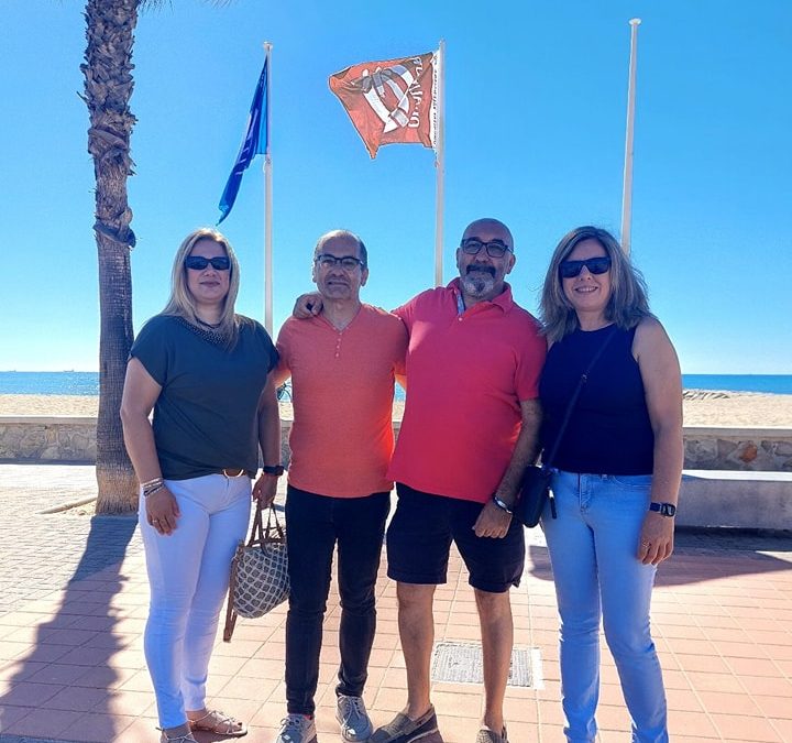 BANDERAS AZUL Y QUALITUR EN LA PLAYA DE PUÇOL