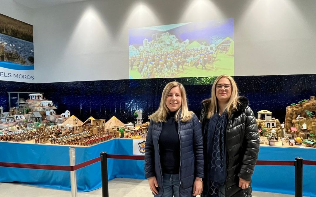 VISITA AL BETLEM DE PLAYMOVIL DE LA FALLA CAMI LA MAR